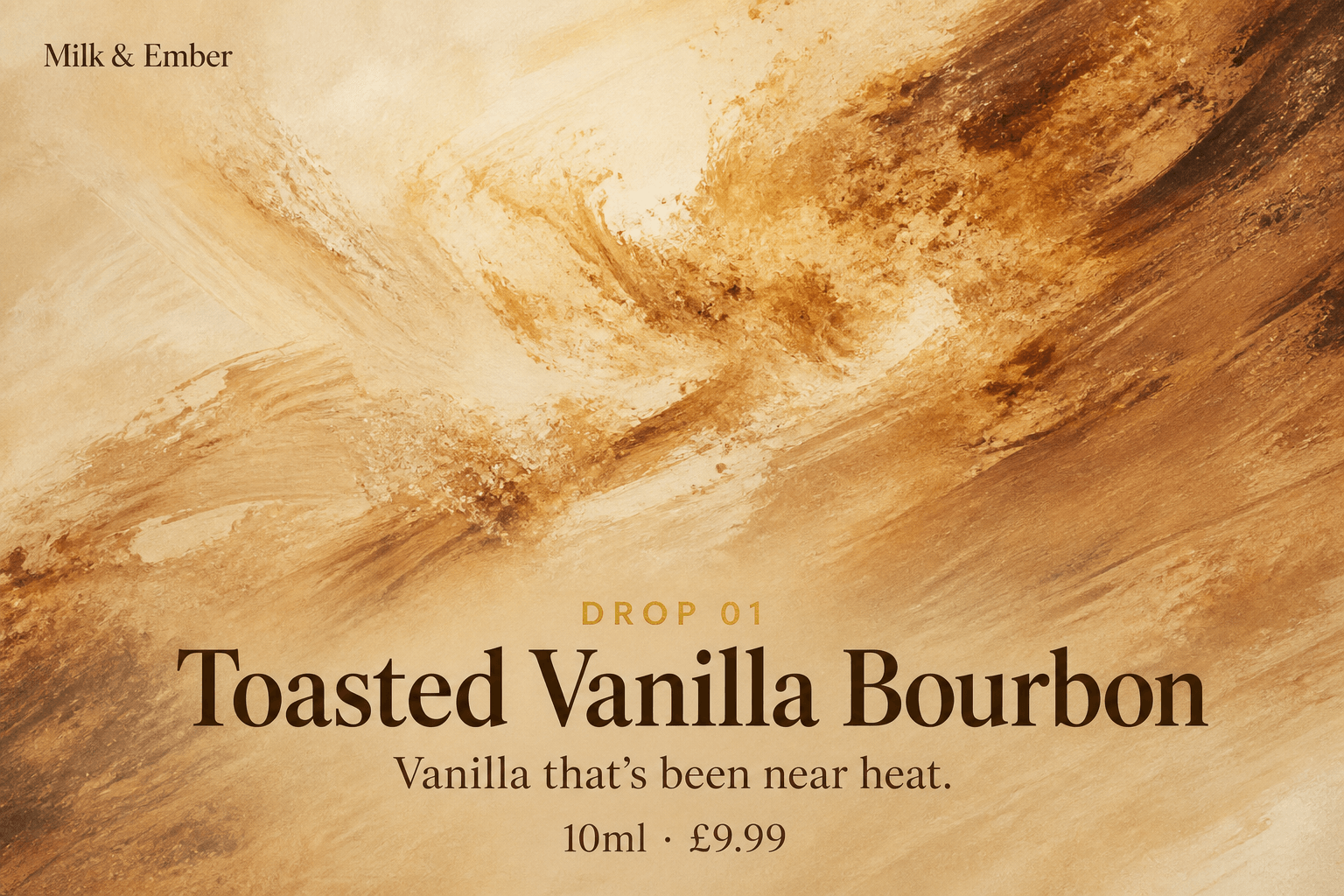 Toasted Vanilla Bourbon 10ml roller — Milk & Ember